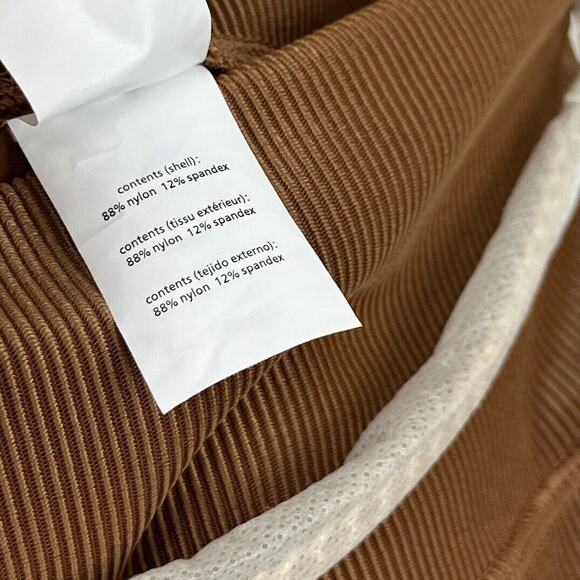 WeWoreWhat Chain High Rise Legging Ribbed Brown Stretch Athleisure Small NWT - Picture 12 of 12